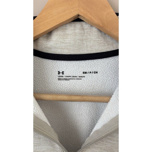 Under Armour Women’s Quarter Zip Sweatshirt Size Small Loose Fit Long Sleeve - Picture 5 of 8